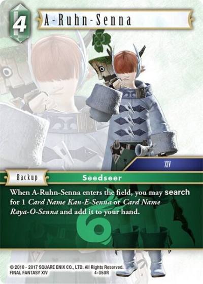 A Ruhn Senna 4-050R Opus IV Final Fantasy card