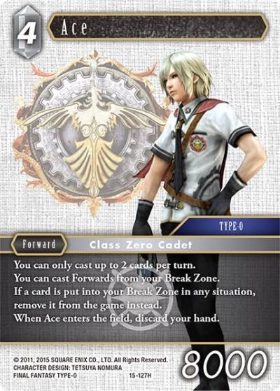 Ace 15-127H Crystal Dominion Final Fantasy card
