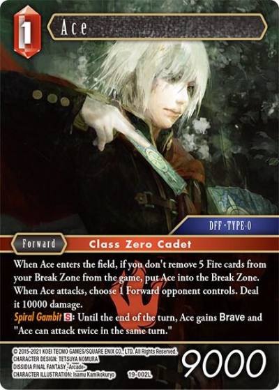 Ace 19-002L From Nightmares Final Fantasy card