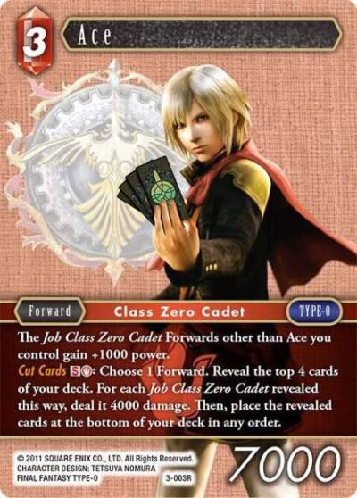 Ace 3-003R Opus III Final Fantasy card