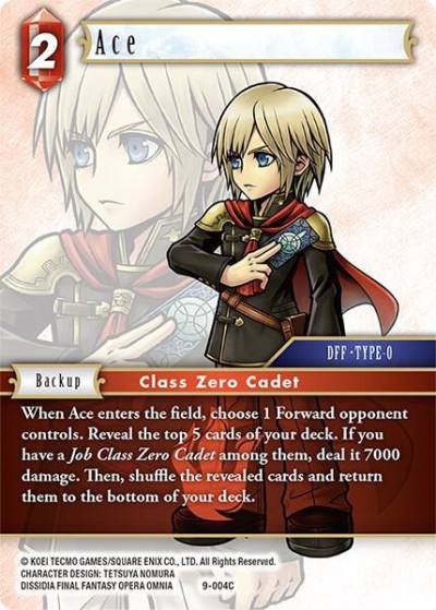 Ace 9-004C Opus IX Final Fantasy card
