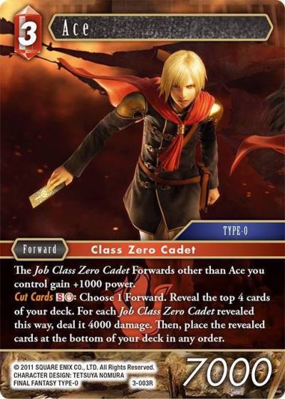 Ace Alternate Art PR-012/3-003R FF: Promo Cards Final Fantasy card