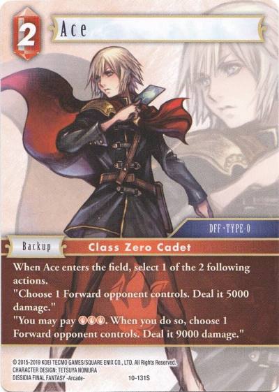 Ace Starter 10-131S Opus X Final Fantasy card