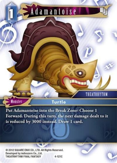 Adamantoise 4-121C Opus IV Final Fantasy card