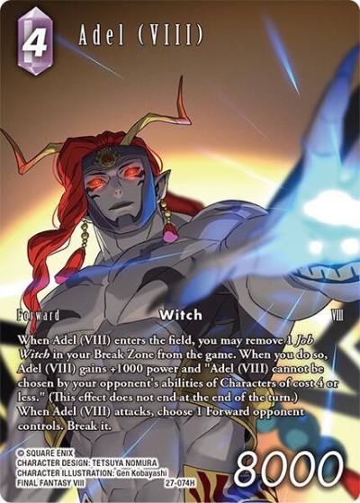 Adel VIII Full Art 27-074H Journey of discovery Final Fantasy card