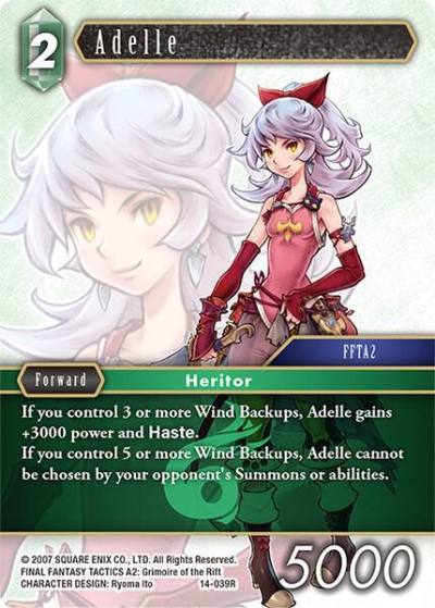 Adelle 14-039R Opus XIV: Crystal Abyss Final Fantasy card