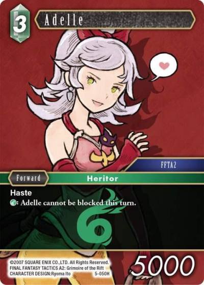 Adelle 5-050H Opus V Final Fantasy card