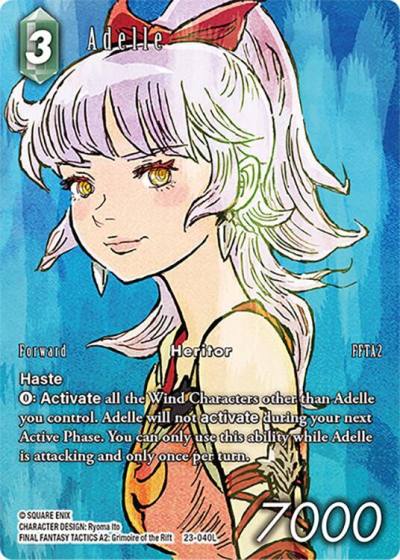 Adelle Full Art 23-040L Hidden Trials Final Fantasy card