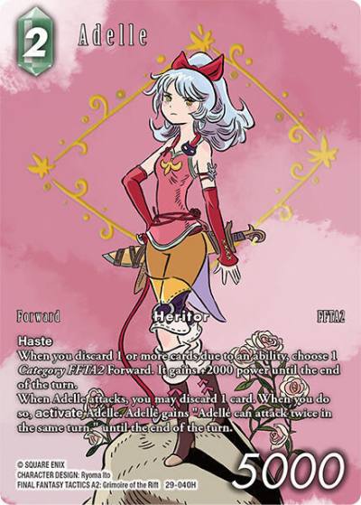 Adelle (Full Art) 29-040H Blissful Eternity Final Fantasy card
