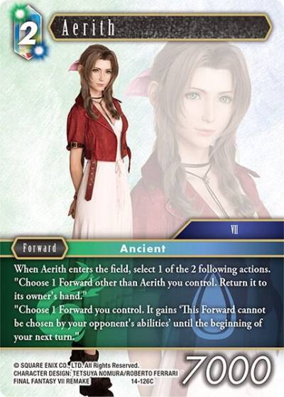 Aerith 14-126C Opus XIV: Crystal Abyss Final Fantasy card