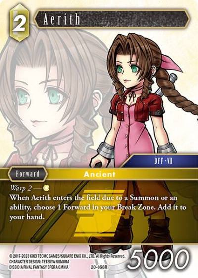 Aerith 20-068R Dawn of Heroes Final Fantasy card