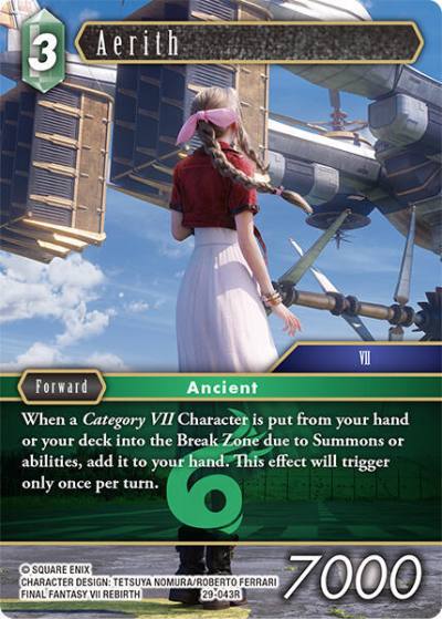 Aerith 29-043R Blissful Eternity Final Fantasy card