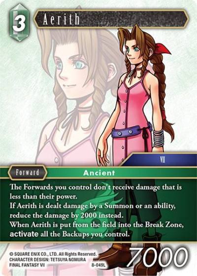 Aerith 8-049L Opus VIII Final Fantasy card