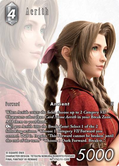Aerith Full Art Re-175C/11-139S Legacy Collection Final Fantasy card