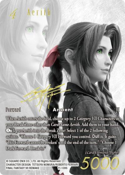 Aerith Noir Promo 11-139S FF: Promo Cards Final Fantasy card