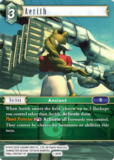 Aerith Rare 1-064R Opus I Final Fantasy card