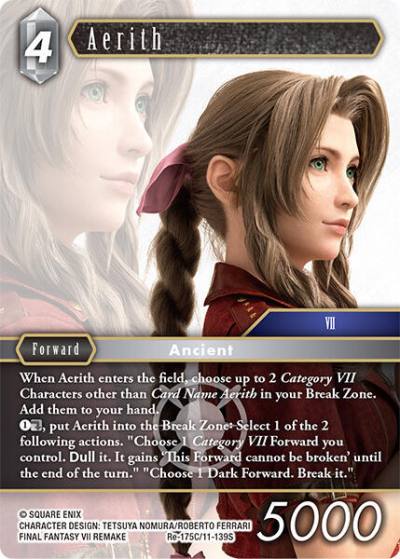 Aerith Re-175C/11-139S Legacy Collection Final Fantasy card
