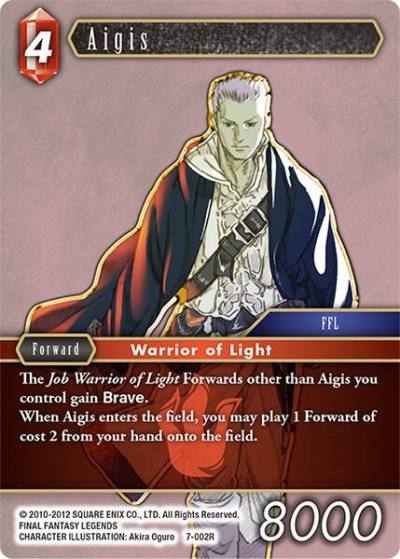 Aigis 7-002R Opus VII Final Fantasy card