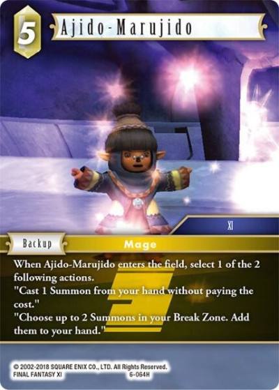 Ajido Marujido 6-064H Opus VI Final Fantasy card