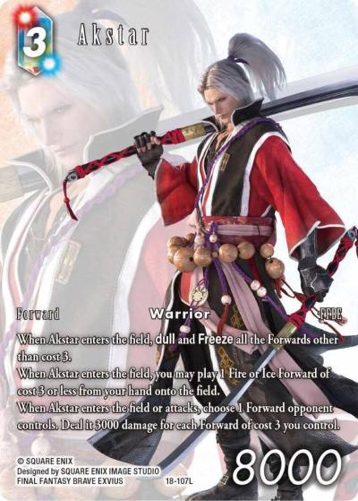 Akstar 18-107L Hidden Legends Final Fantasy card