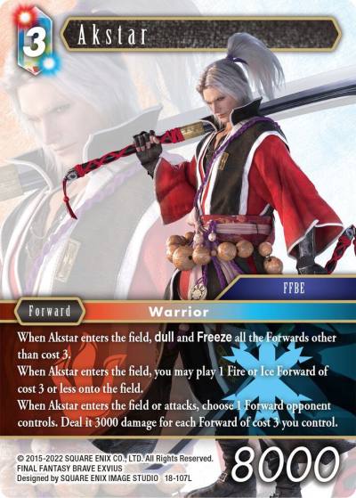 Akstar 18-107L Resurgence of Power Final Fantasy card