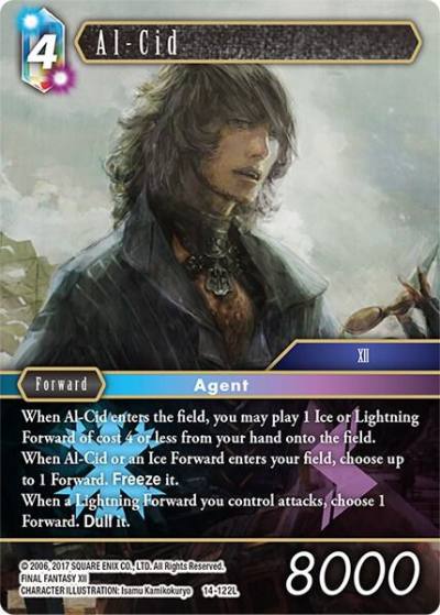 Al Cid 14-122L Opus XIV: Crystal Abyss Final Fantasy card