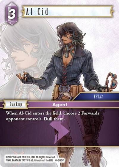 Al Cid 6-085C Opus VI Final Fantasy card