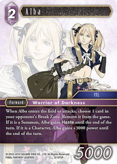 Alba 12-075R Opus XII Final Fantasy card