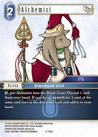Alchemist 11-125C Opus XI Final Fantasy card