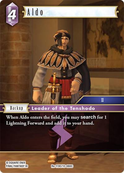 Aldo Re-119C/10-086C Legacy Collection Final Fantasy card
