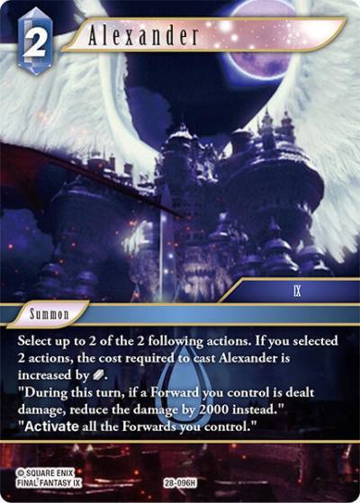 Alexander 28-096H Dreamlike Oceans Final Fantasy card
