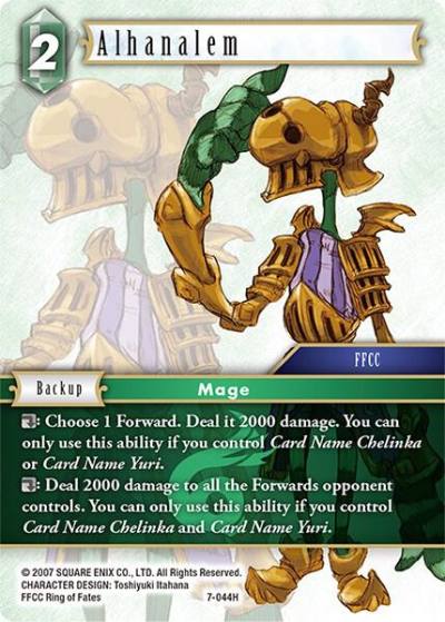 Alhanalem 7-044H Opus VII Final Fantasy card
