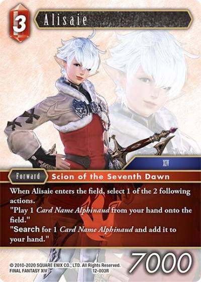 Alisaie 12-003R Opus XII Final Fantasy card