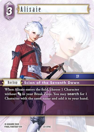 Alisaie 23-078C Hidden Trials Final Fantasy card
