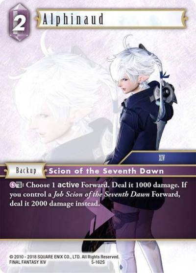 Alphinaud 5-162S Opus V Final Fantasy card