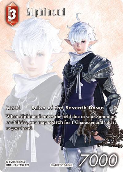 Alphinaud Full Art Re-002C/12-004R Legacy Collection Final Fantasy card