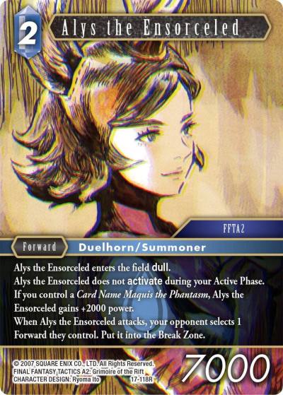 Alys the Ensorceled 17-118R Rebellion's Call Final Fantasy card