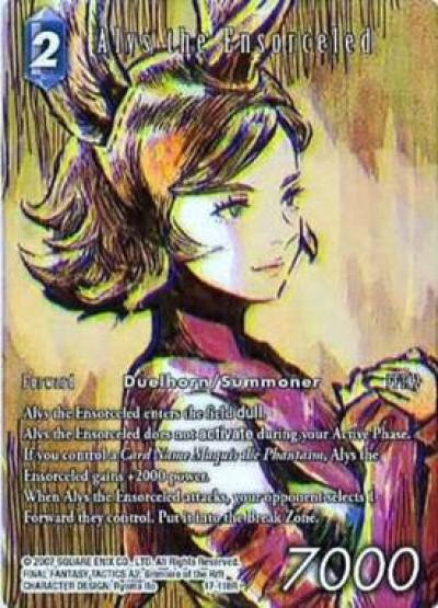 Alys the Ensorceled Full Art 17-118R Rebellion's Call Final Fantasy card