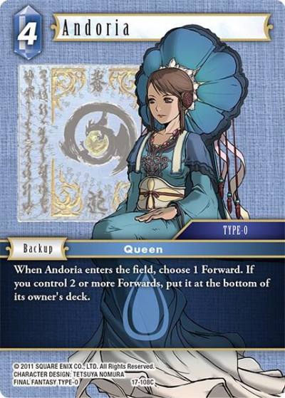 Andoria 17-108C Rebellion's Call Final Fantasy card