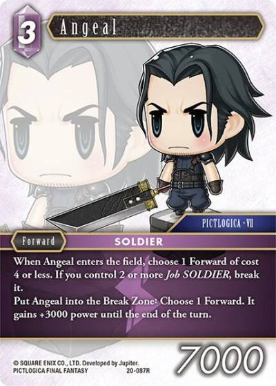 Angeal 20-087R Dawn of Heroes Final Fantasy card