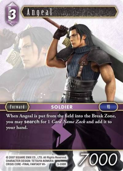 Angeal 3-098R Opus III Final Fantasy card
