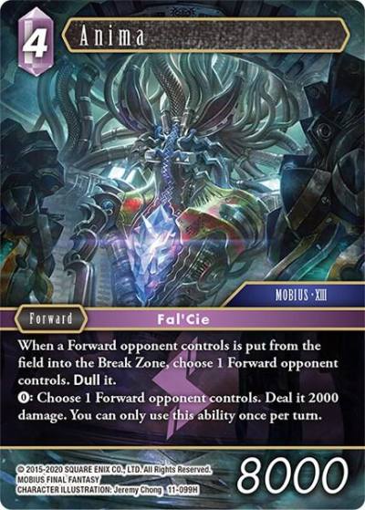 Anima 11-099H Opus XI Final Fantasy card