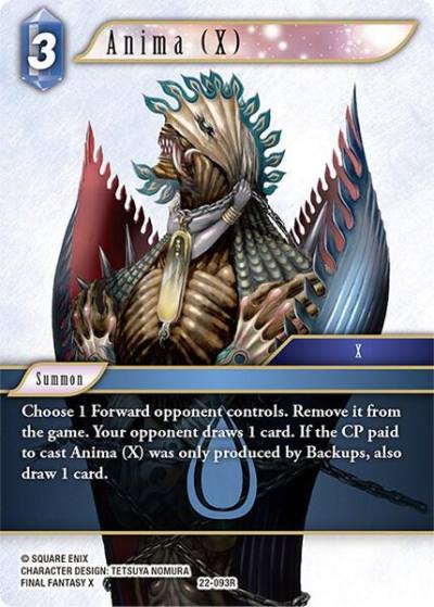 Anima X 22-093R Hidden Hope Final Fantasy card