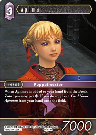 Aphmau 14-079R Opus XIV: Crystal Abyss Final Fantasy card