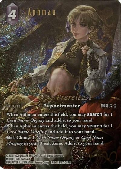Aphmau Prerelease Promo PR-119/17-087H FF: Promo Cards Final Fantasy card
