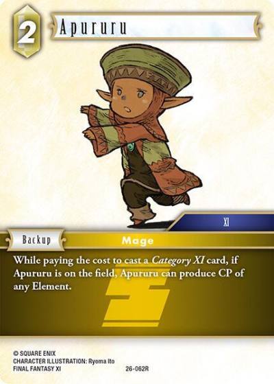 Apururu 26-062R Gunslinger in the abyss Final Fantasy card