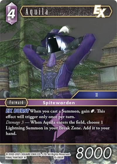 Aquila EX 15-085R Crystal Dominion Final Fantasy card