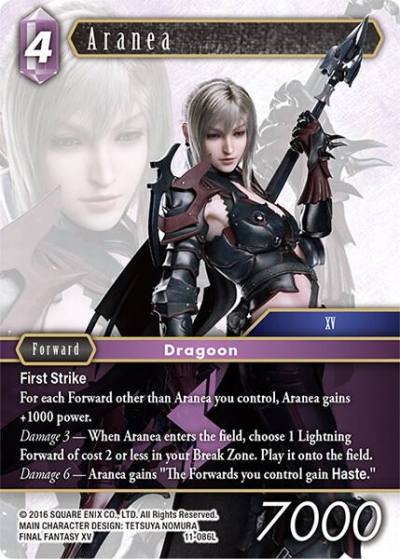 Aranea 11-086L Opus XI Final Fantasy card