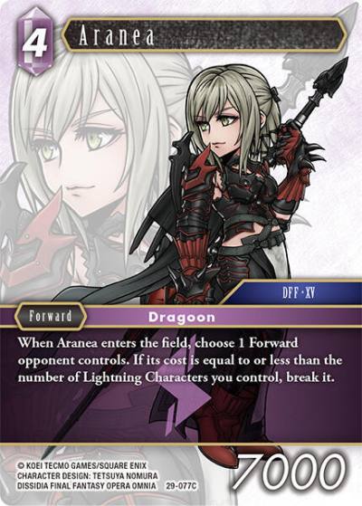 Aranea 29-077C Blissful Eternity Final Fantasy card