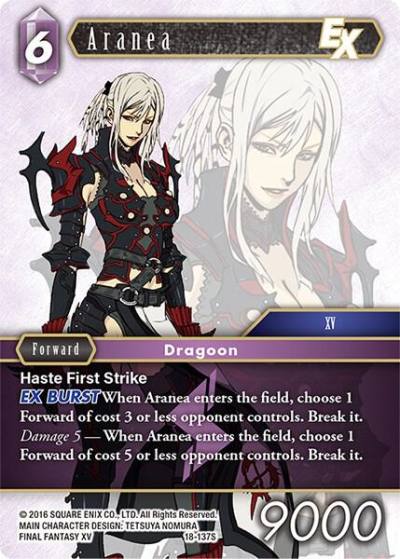 Aranea EX 18-137S Resurgence of Power Final Fantasy card